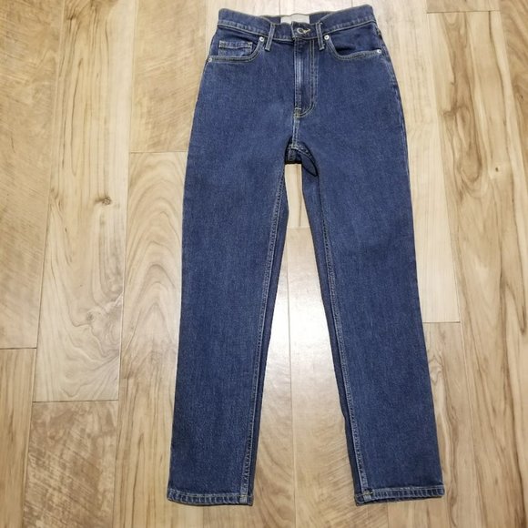 Everlane Original Cheeky Jean Organic Cotton Womens Size 25 Crop 26x26 - Picture 3 of 13